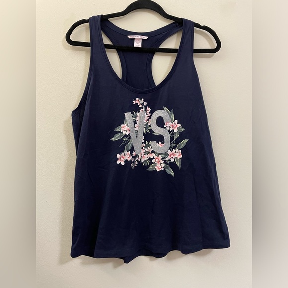 Victoria's Secret Tops - Victoria’s Secret Glitter Racerback Tank Top - L